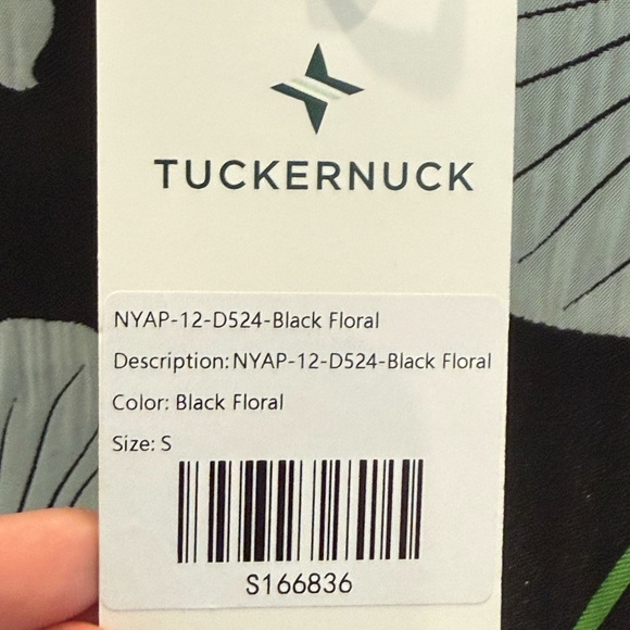NWT Tuckernuck Black Floral Sleeveless Dress - Small - Picture 5 of 8